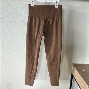 NVGTN Brown Seamless Leggings High Waist